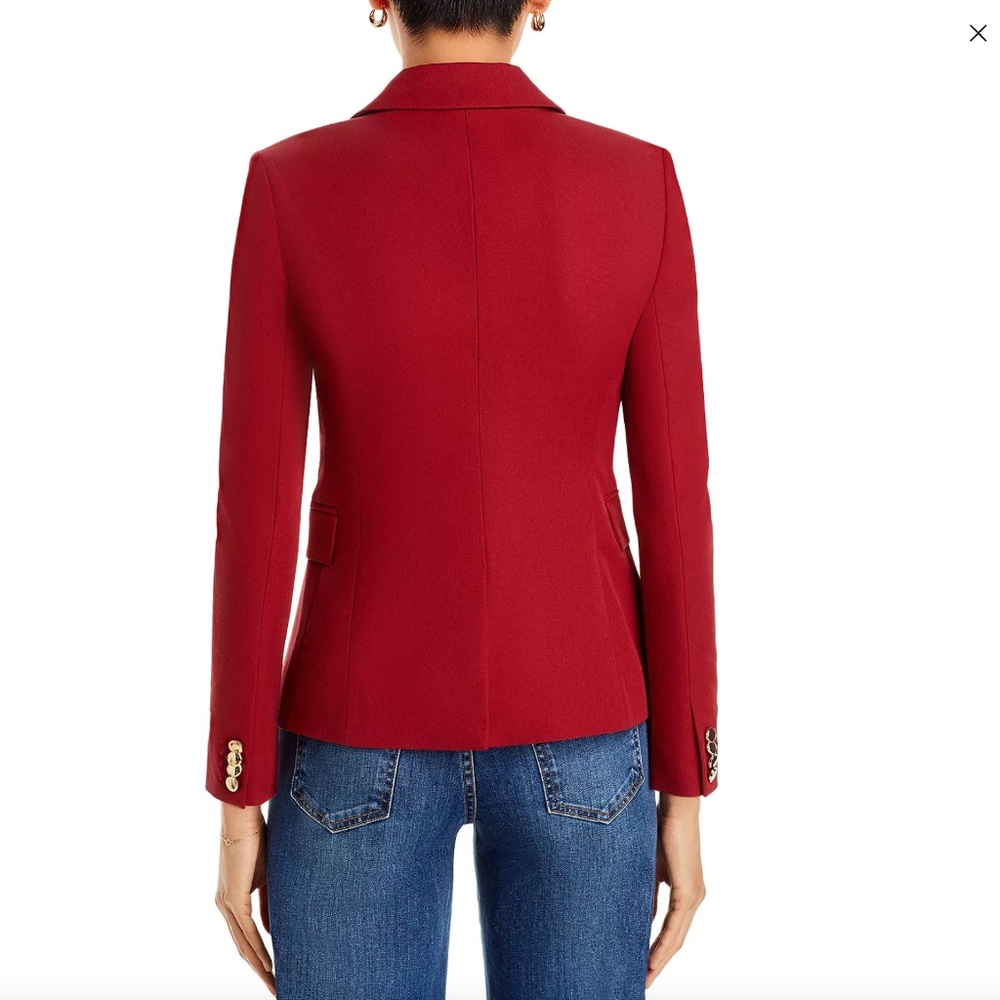 DEREK LAM 10 CROSBY Allie Single Breasted Blazer, Merlot, Size 16, Like-new! - Picture 11 of 15